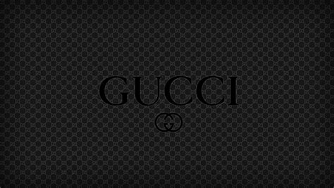 black Gucci desktop wallpaper